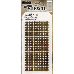 Tim Holtz® Stampers Anonymous Layering Stencils -- Grid Dot THS083