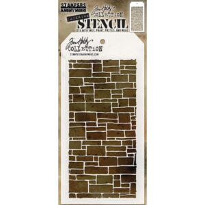 Tim Holtz® Stampers Anonymous Layering Stencils -- Slate THS085