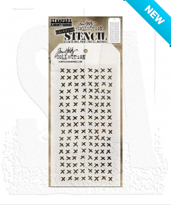 Tim Holtz® Stampers Anonymous Layering Stencils -- Stitched THS099