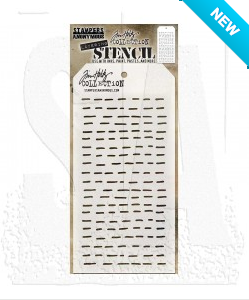 Tim Holtz® Stampers Anonymous Layering Stencils -- Dashes THS101
