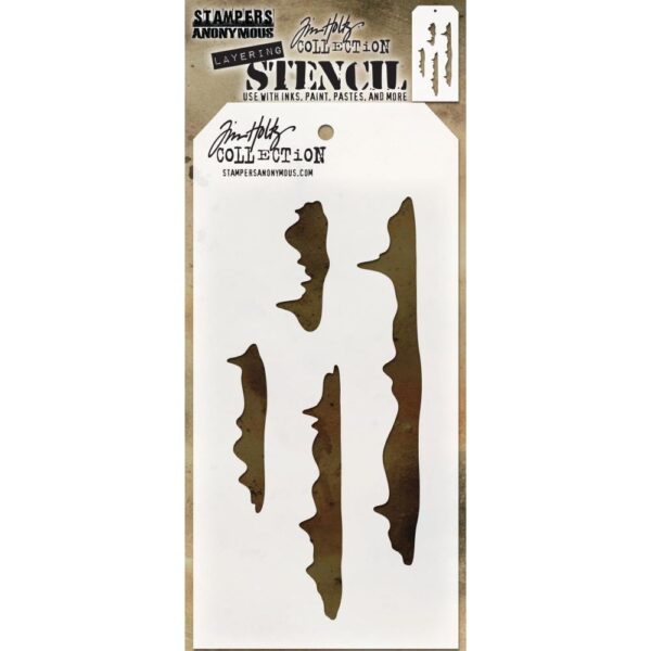 Tim Holtz® Stampers Anonymous Layering Stencils -- Snowcap THS114