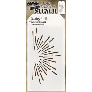 Tim Holtz® Stampers Anonymous Layering Stencils -- Burst THS116