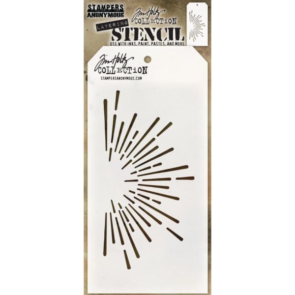 Tim Holtz® Stampers Anonymous Layering Stencils -- Burst THS116