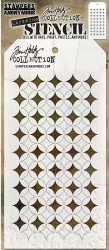 Tim Holtz® Stampers Anonymous Layering Stencils -- Shifter Burst THS120