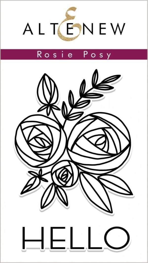 Altenew Rosie Posy Stamp Set