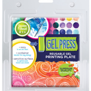 Gel Press 6" x 6" Reusable Gel Printing Plate