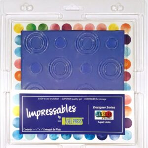Gel Press Impressables Repeat Circles
