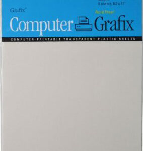 Grafix Clear Adhesive Backed Inkjet Film