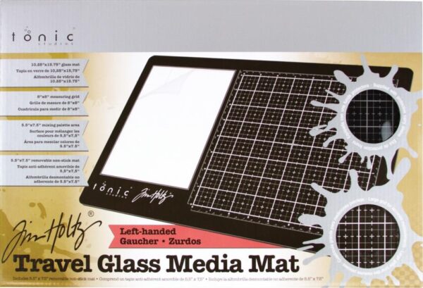 Tim Holtz® Left-Handed Travel Glass Media Mat