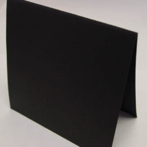 Astrobrights Black Prefolded Square Cards