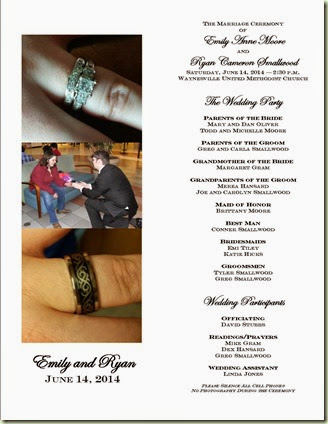weddingprogram