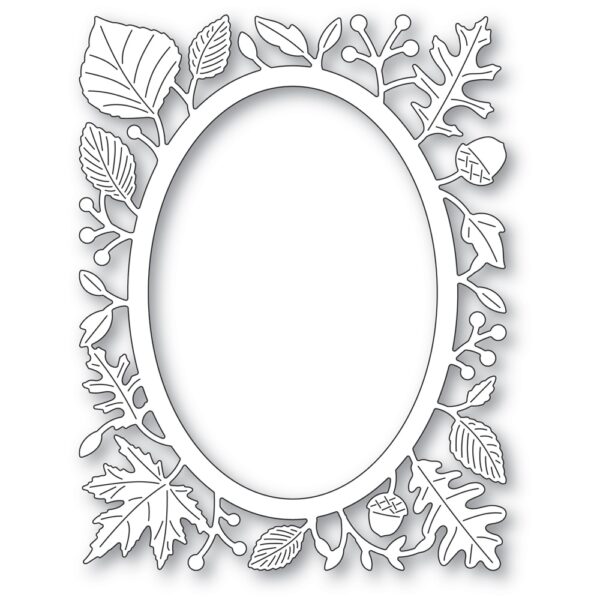 Poppystamps Craft Die - Harvest Oval Frame 2492