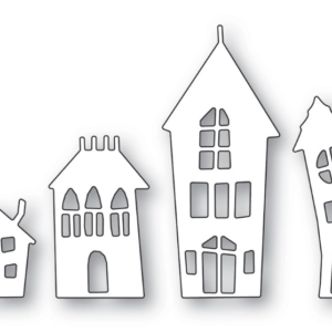 Poppystamps Craft Die - Twisted Houses 2500