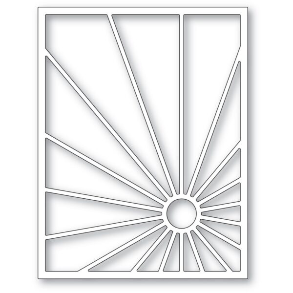 Poppystamps Craft Die - Sunbeam Frame 2504