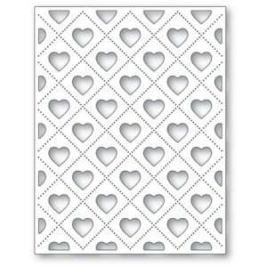 Poppystamps Craft Die - Heartfelt Pinpoint Frame 2524