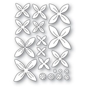 Poppystamps Craft Die - Layered Pointy Petals 2559