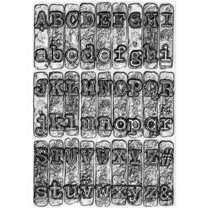 Tim Holtz® Alterations | 3-D Texture Fades™ Embossing Folder - Typewriter