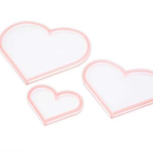 Sizzix Making Essential - Shaker Panes, Hearts, 1 1/2", 2 1/2" & 3 1/2" 3PK