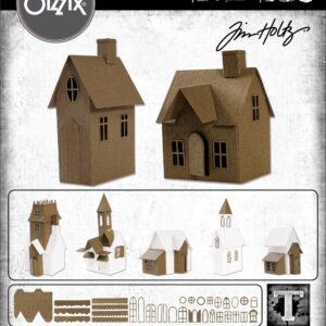 Tim Holtz® Alterations | Sizzix Thinlits™ Die Set 9-Pack - Village Collection