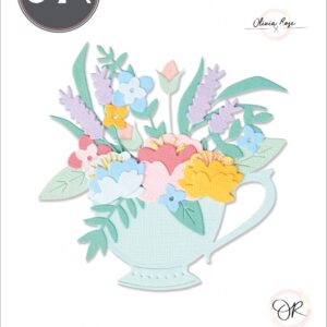 Sizzix® Thinlits® Die Set 10PK - Tea Time by Olivia Rose