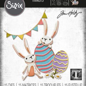 Tim Holtz® Alterations | Sizzix Thinlits™ Die Set 15 Pack - Bunny Games