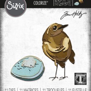 Tim Holtz® Alterations | Sizzix Thinlits™ Die Set 11 Pack - Bird & Egg, Colorize