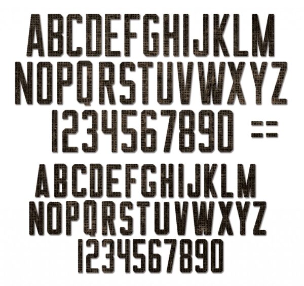 Tim Holtz® Alterations | Sizzix Thinlits™ Die Set 73-Pack - Alphanumeric Theory