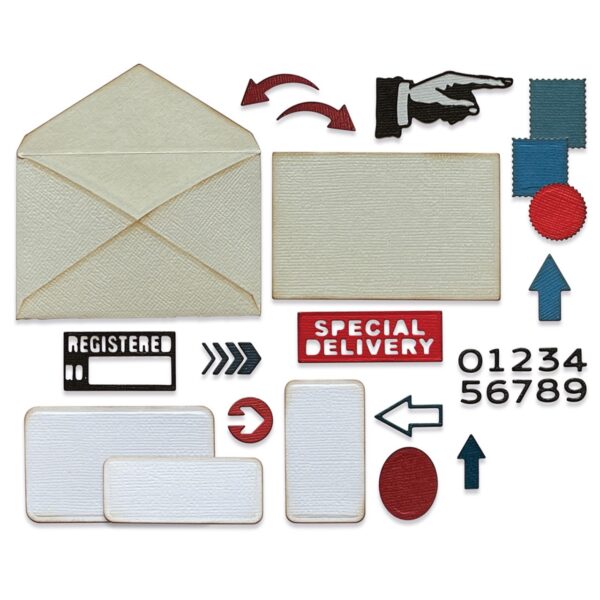 Tim Holtz® Alterations | Sizzix Thinlits™ Die Set 48-Pack - Postale