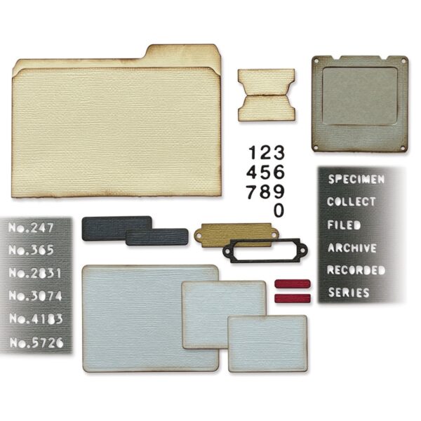 Tim Holtz® Alterations | Sizzix Thinlits™ Die Set 54-Pack - Specimen