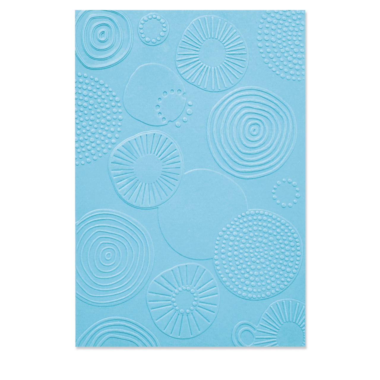 Sizzix Multi-Level Textured Impressions Embossing Folder - Abstract Rounds