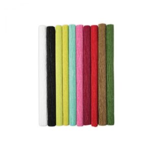 Sizzix Surfacez - Crepe Paper, 12" x 24", Festive, 10 Sheets