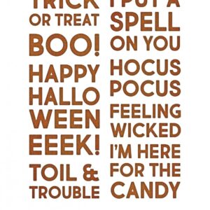 Tim Holtz® Alterations | Sizzix Thinlits™ Die Set 9-Pack - Bold Text Halloween