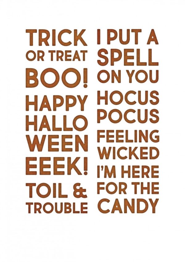Tim Holtz® Alterations | Sizzix Thinlits™ Die Set 9-Pack - Bold Text Halloween