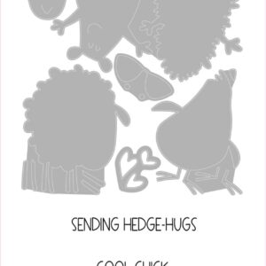 Sizzix Thinlits Die Set 4PK w/3PK - Stamps Crazy Characters #1