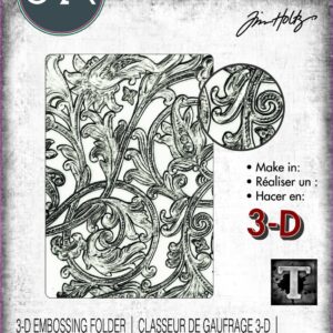 Tim Holtz® Alterations | 3-D Texture Fades™ Embossing Folder - Entangled