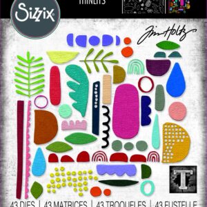 Tim Holtz® Alterations | Sizzix Thinlits™ Die Set 43PK - Abstract Elements