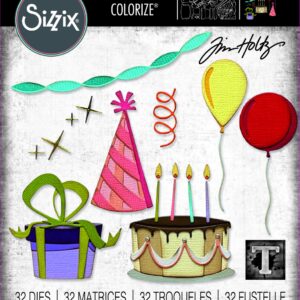 Tim Holtz® Alterations | Sizzix Thinlits™ Die Set 32PK - Celebrate, Colorize
