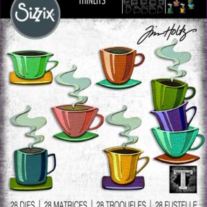 Tim Holtz® Alterations | Sizzix Thinlits™ Die Set 28PK - Papercut Café