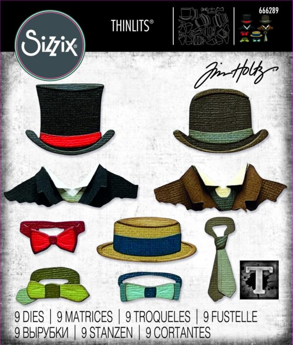 Tim Holtz® Alterations | Sizzix Thinlits™ Die Set 9PK - Tailored