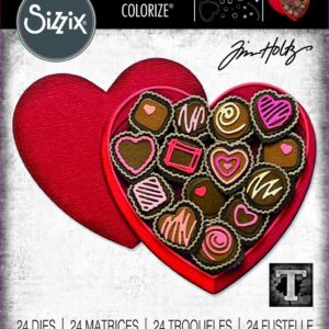 Tim Holtz® Alterations | Sizzix Thinlits™ Die Set 24PK - True Love, Colorize