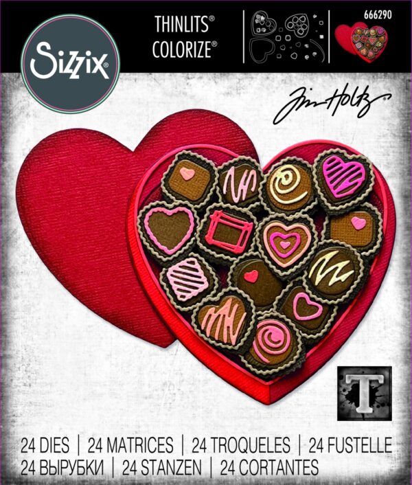 Tim Holtz® Alterations | Sizzix Thinlits™ Die Set 24PK - True Love, Colorize