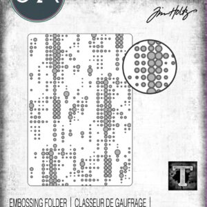 Tim Holtz® Alterations | Multi-Level Texture Fades™ Embossing Folder - Dotted