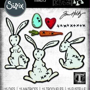 Tim Holtz® Alterations | Sizzix Thinlits™ Die Set 15PK - Bunny Stitch