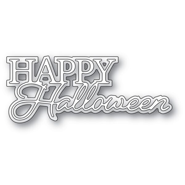 Memory Box Die - Happy Halloween Posh Script 94585
