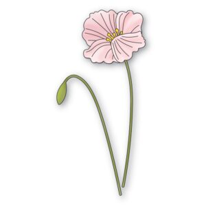 Memory Box Die - Ruffled Poppy Stem 94667