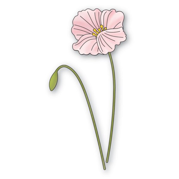 Memory Box Die - Ruffled Poppy Stem 94667