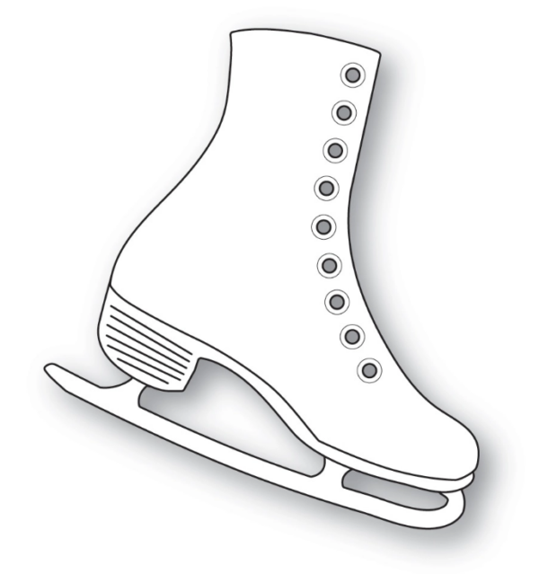 Memory Box Die - Classic Large Ice Skate 94673