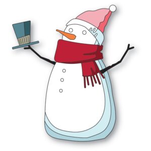 Memory Box Die - Tall Bundled Snowman 94683