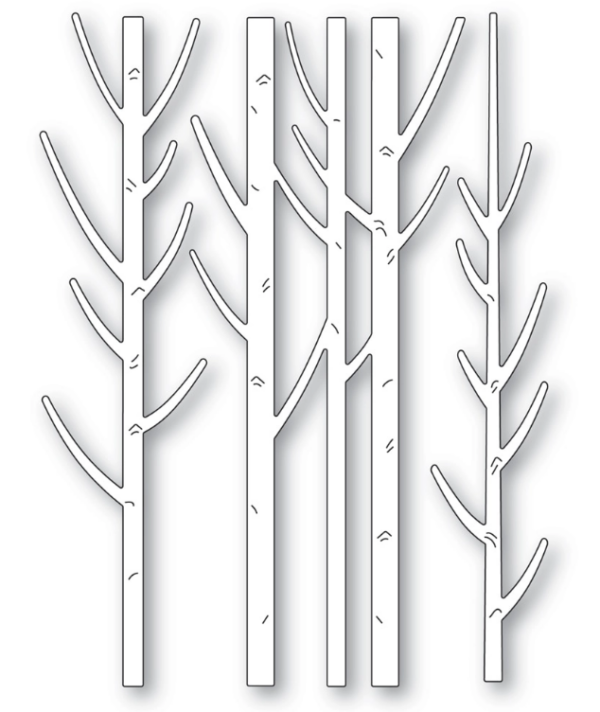 Memory Box Die - Birch Tree Trunks 94701