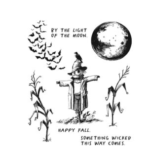 Tim Holtz® Stampers Anonymous Cling Mount Sets -- The Scarecrow CMS451